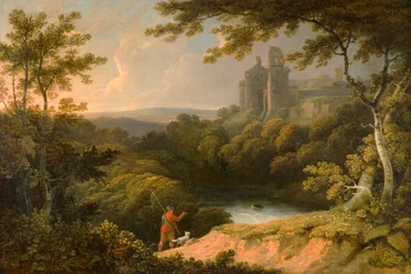 Ruines du château de Rosslyn, Midlothian, 1810
